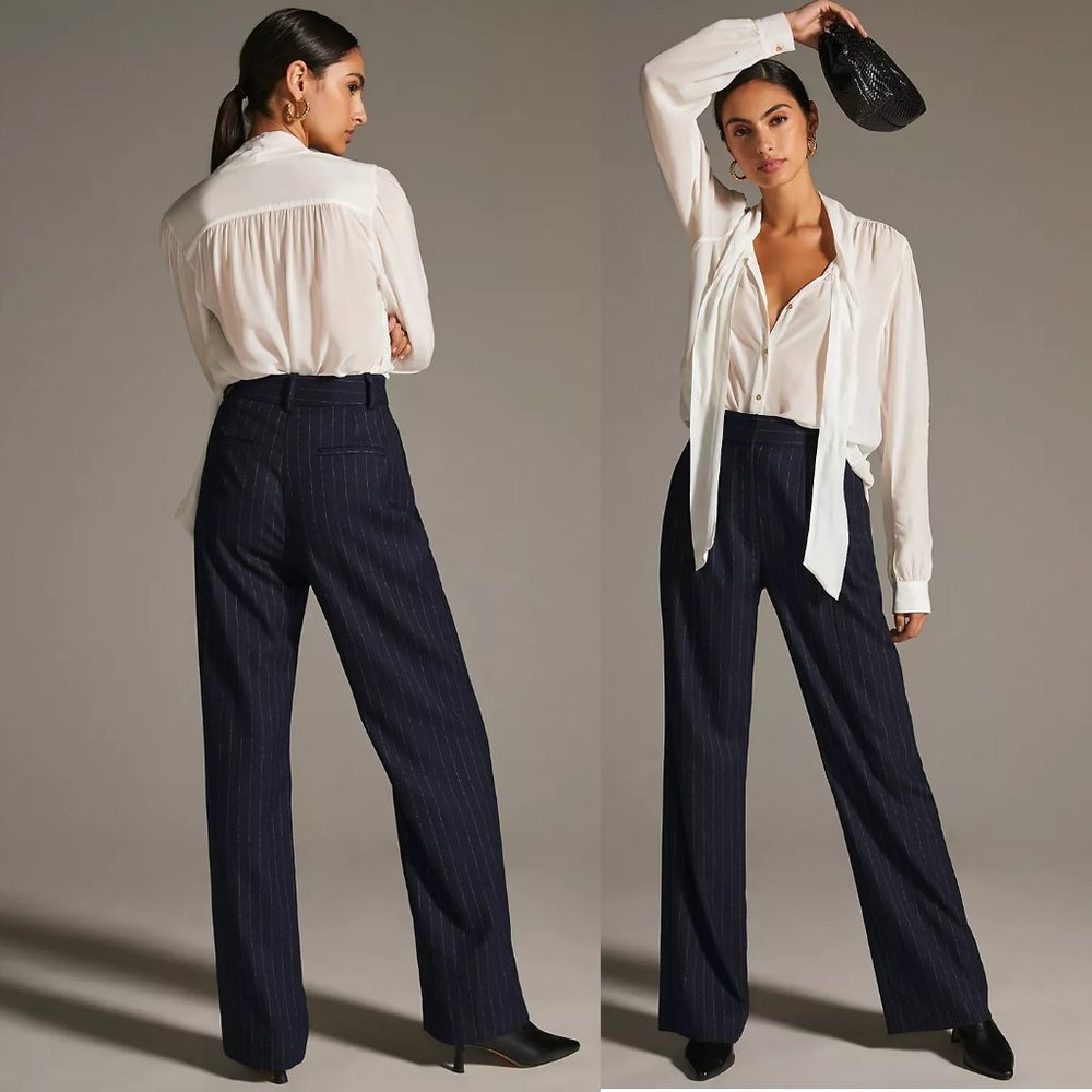 NWT Favorite Daughter The Favorite Pinstripe Pants size 10 new